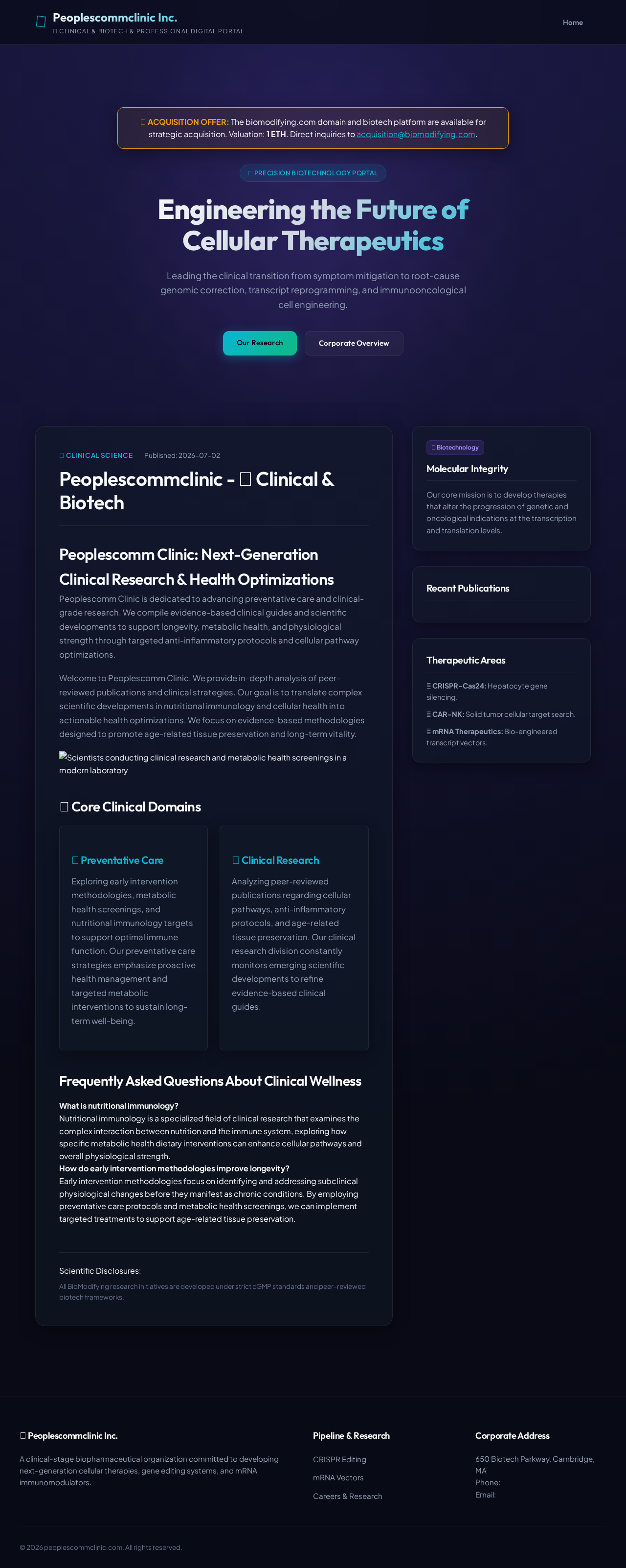 Scientists conducting clinical research and metabolic health screenings in a modern laboratory